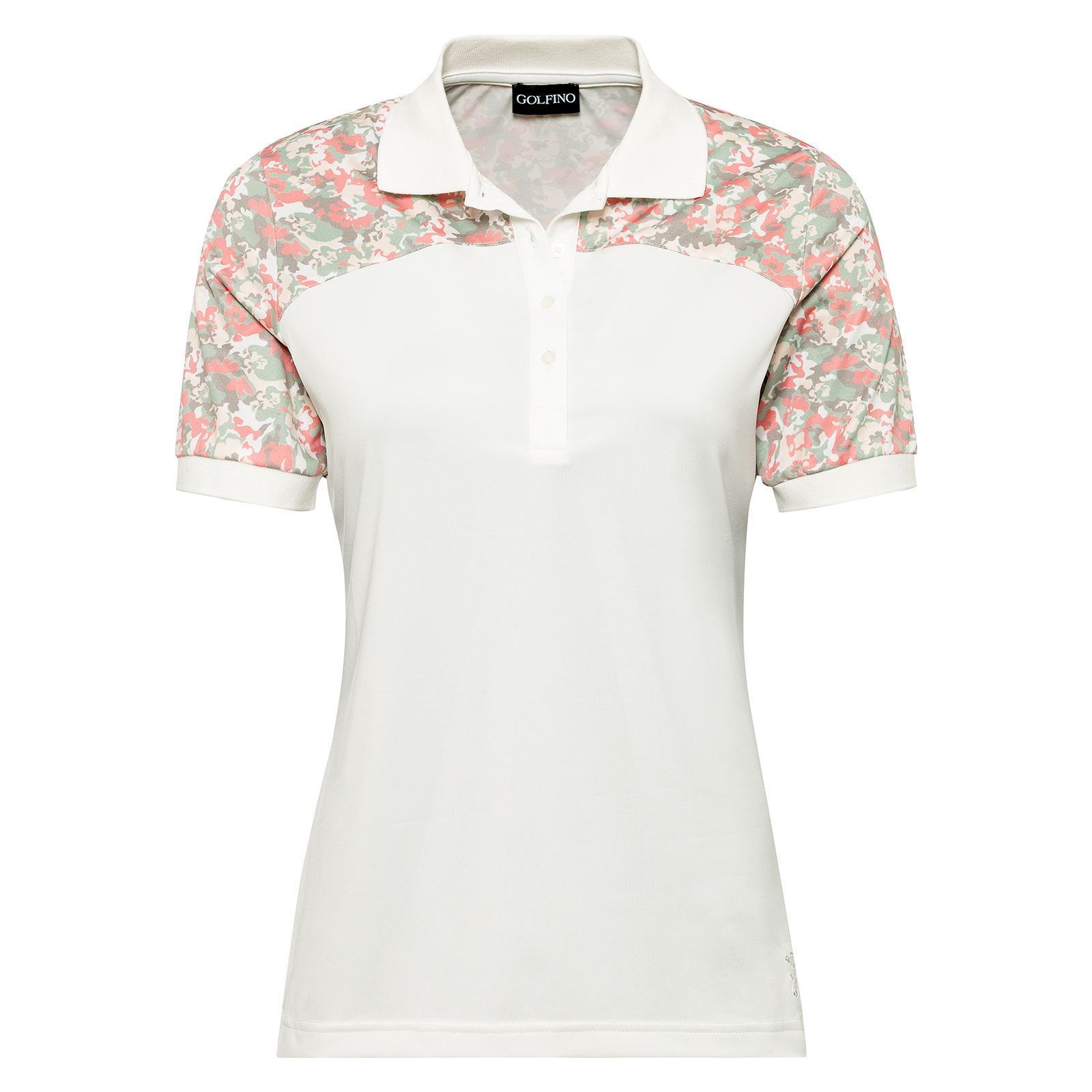Ladies' golf polo shirt with moisture-regulating function 