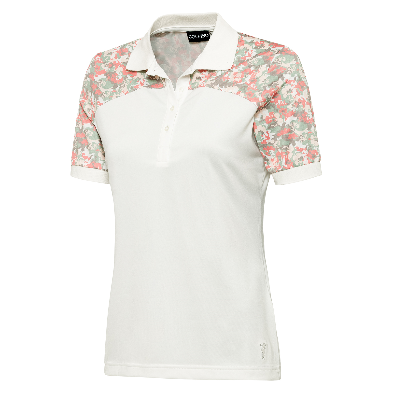 Ladies' golf polo shirt with moisture-regulating function