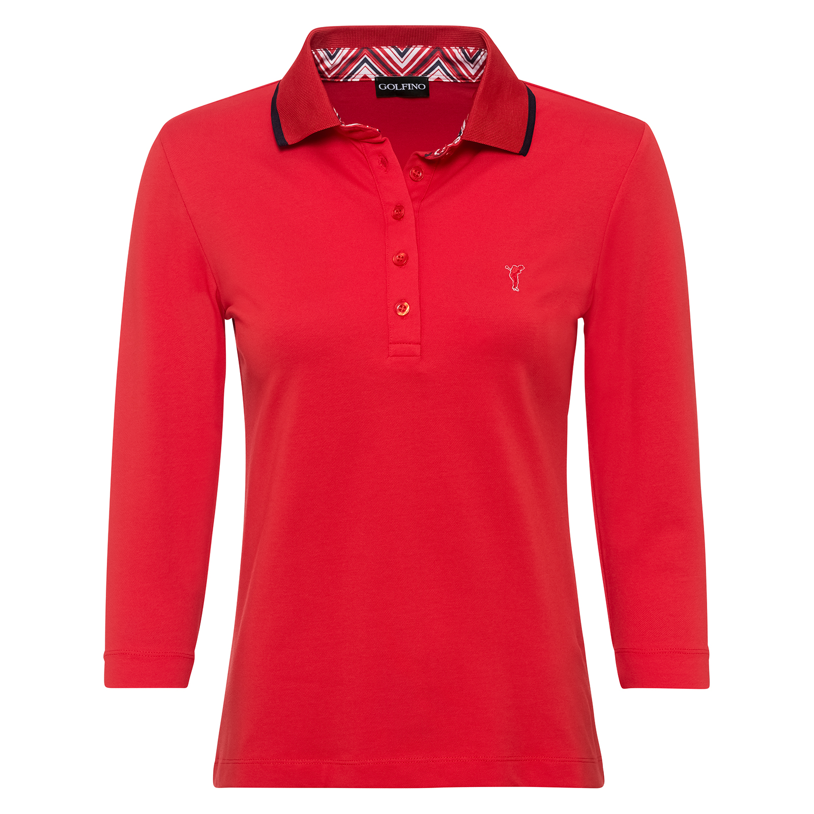 Ladies' golf polo shirt with ultraviolet protection factor 