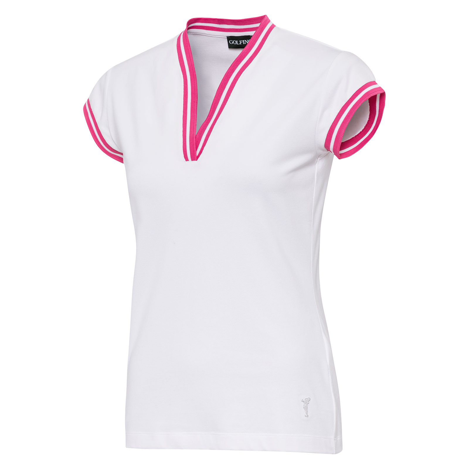 T-shirt de golf avec protection anti-UV pour femmes