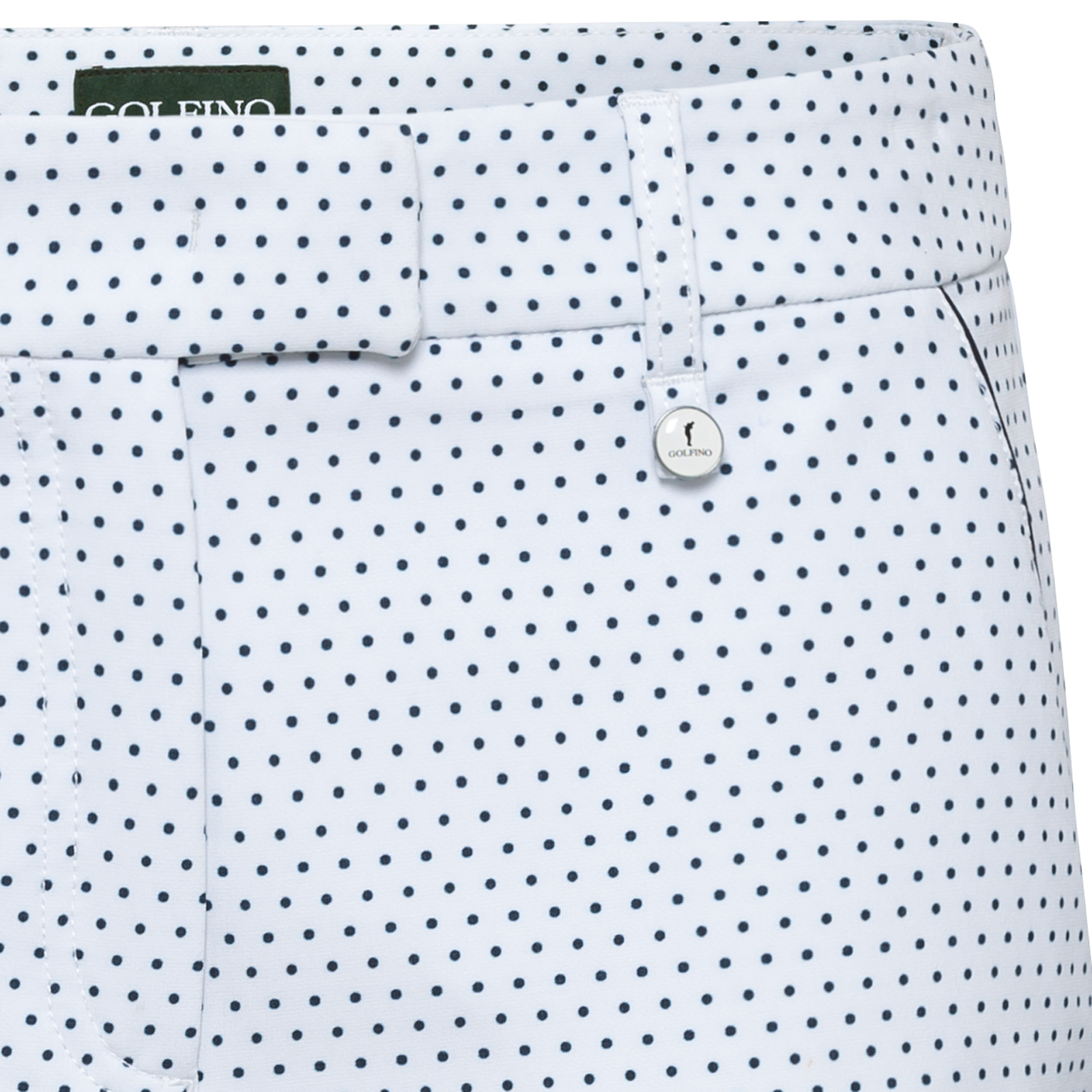 Water-repellent ladies' Bermuda shorts for the golf course