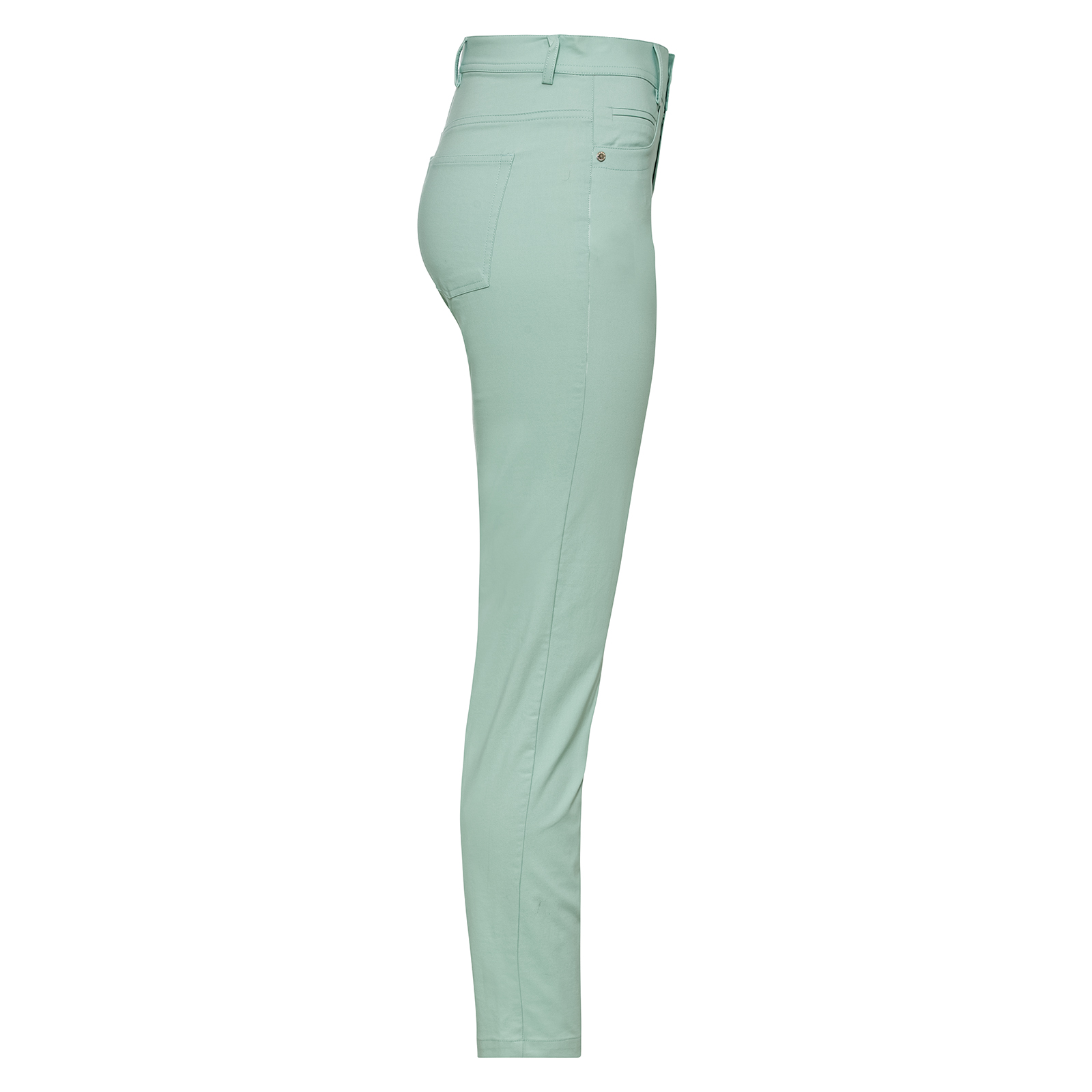 Pantalón de mujer de 7/8 con diseño de 5 bolsillos de tejido elástico con protección solar