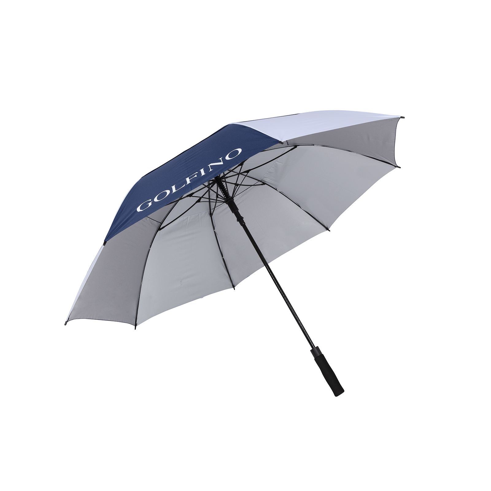 Windbeständiger Regen Golfschirm 137 cm mit Sonnenschutz
