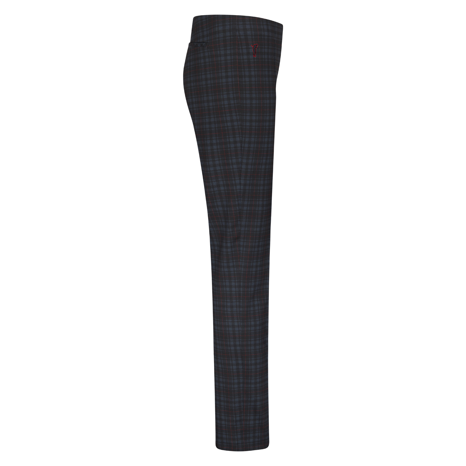 Elastische Slim Fit Damen Golf Hose in attraktiver Karo Optik mit Rayon