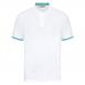 Vorschau: Men's short-sleeved golf polo shirt with stylish stand-up collar