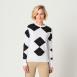 Vorschau: Argyle Damen Golf Pullover aus reiner Pima Baumwolle